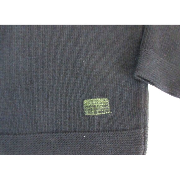 OOBE Brand Men's Heron V Neck Virgin Wool Sweater True Navy Blue Cozy NWT - Picture 5 of 6